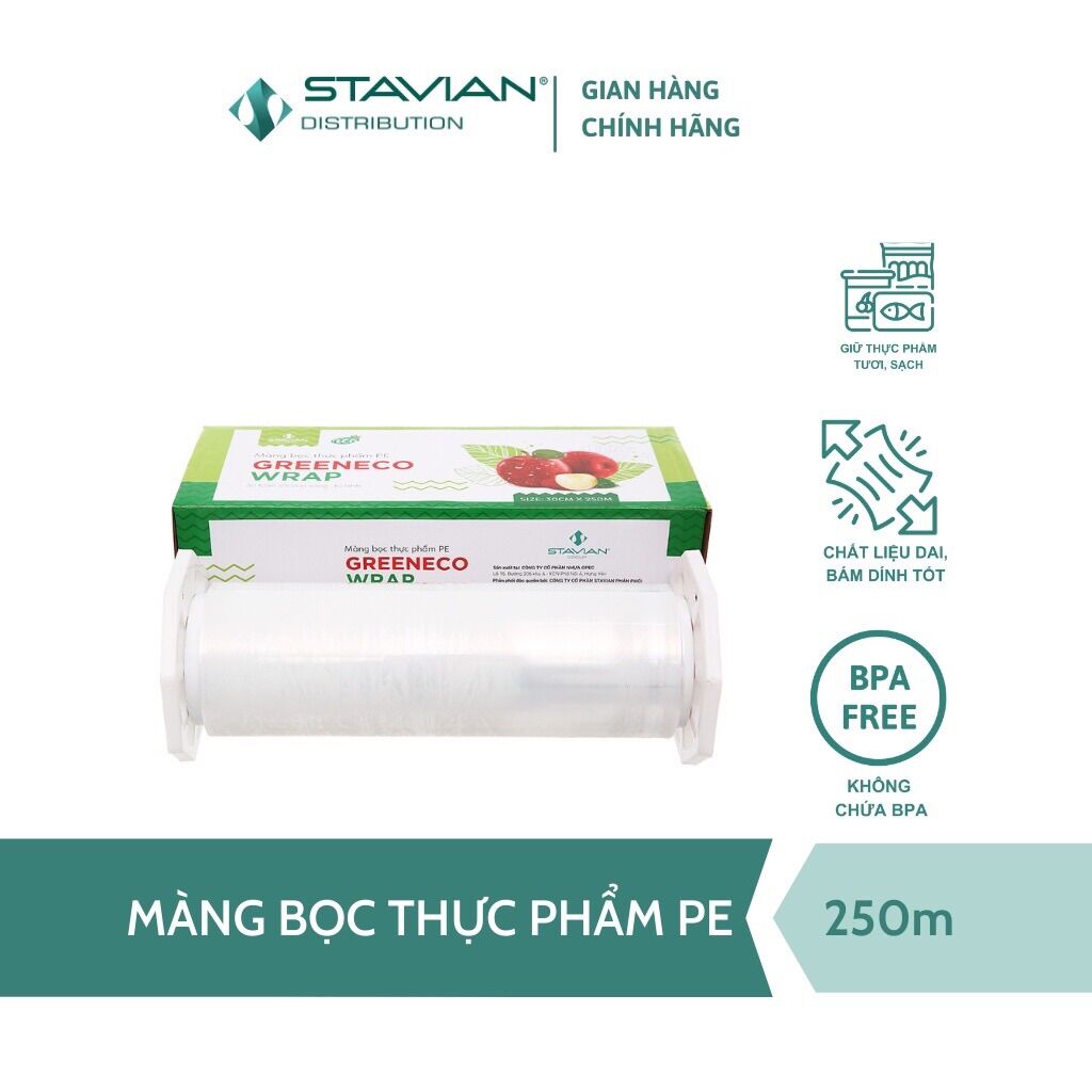 Màng bọc thực phẩm Green Eco đại 250M