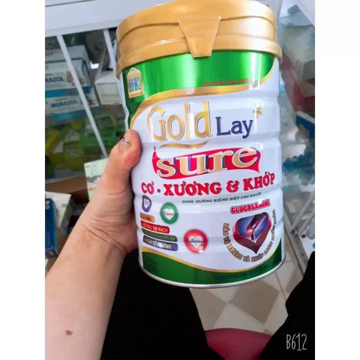 Sữa bột cơ xương khớp goldlay sure 900g