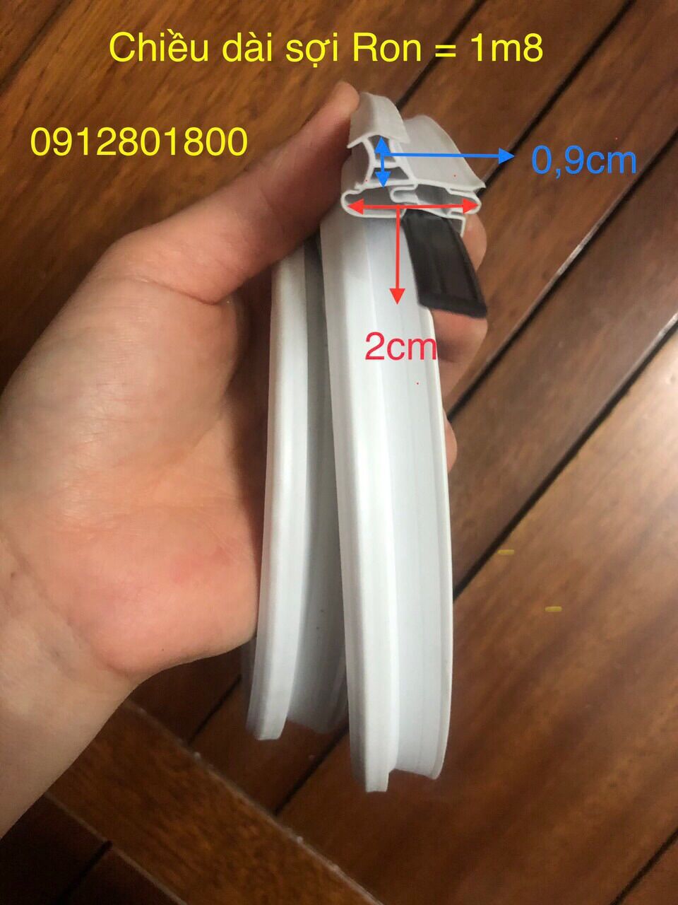 Gioăng cửa tủ lạnh loại tốt - ron đệm cửa tủ lạnh 1.8 mét - Zoăng gài tủ lạnh, tủ mát kiều cài