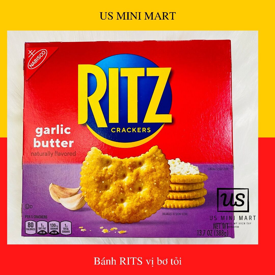 Bánh Ritz vị bơ tỏi