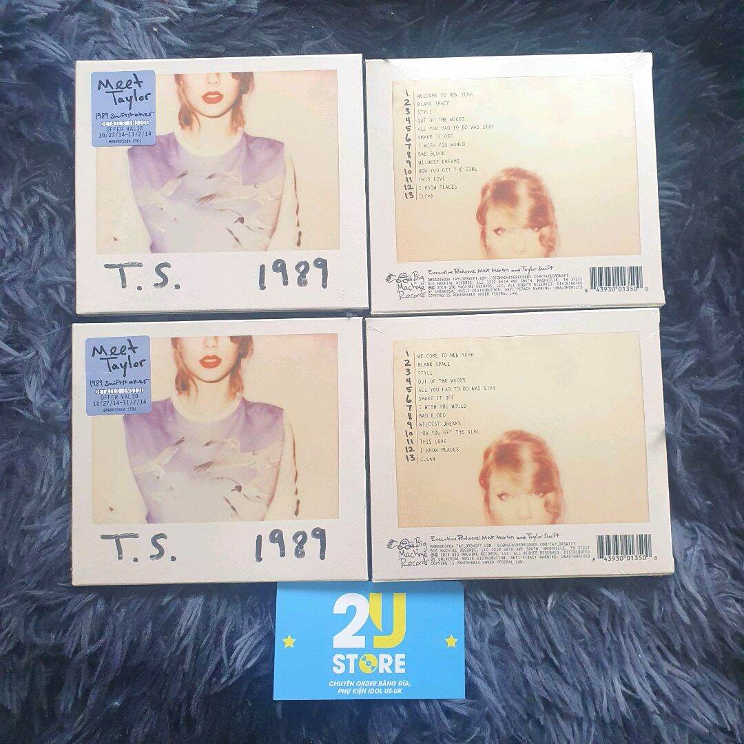 CD album 1989 (standard 13 tracks) - Taylor Swift 2U Store CDs