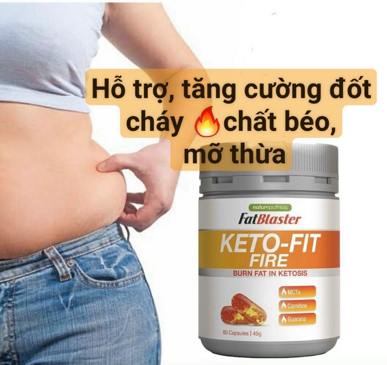 [Hàng giảm cân Úc] Keto Fit Hỗ trợ đốt mỡ giảm cân của Úc