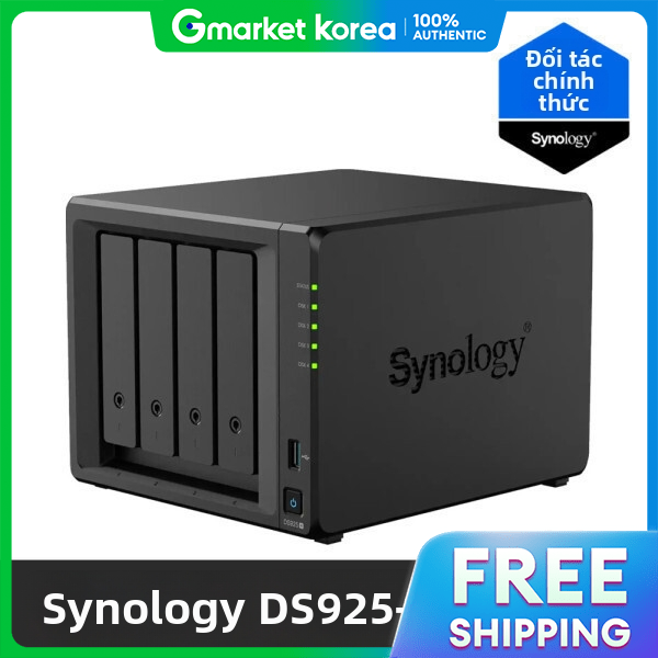 Synology | NAS Synology DS925+ 4 khay 32TB (8TBx4) Ổ cứng NAS chuyên dụng Synology HAT3310 +Hàng chí