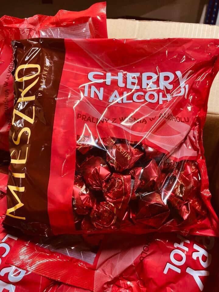 SOCOLA NHÂN RƯỢU CHERRY MIESZKO