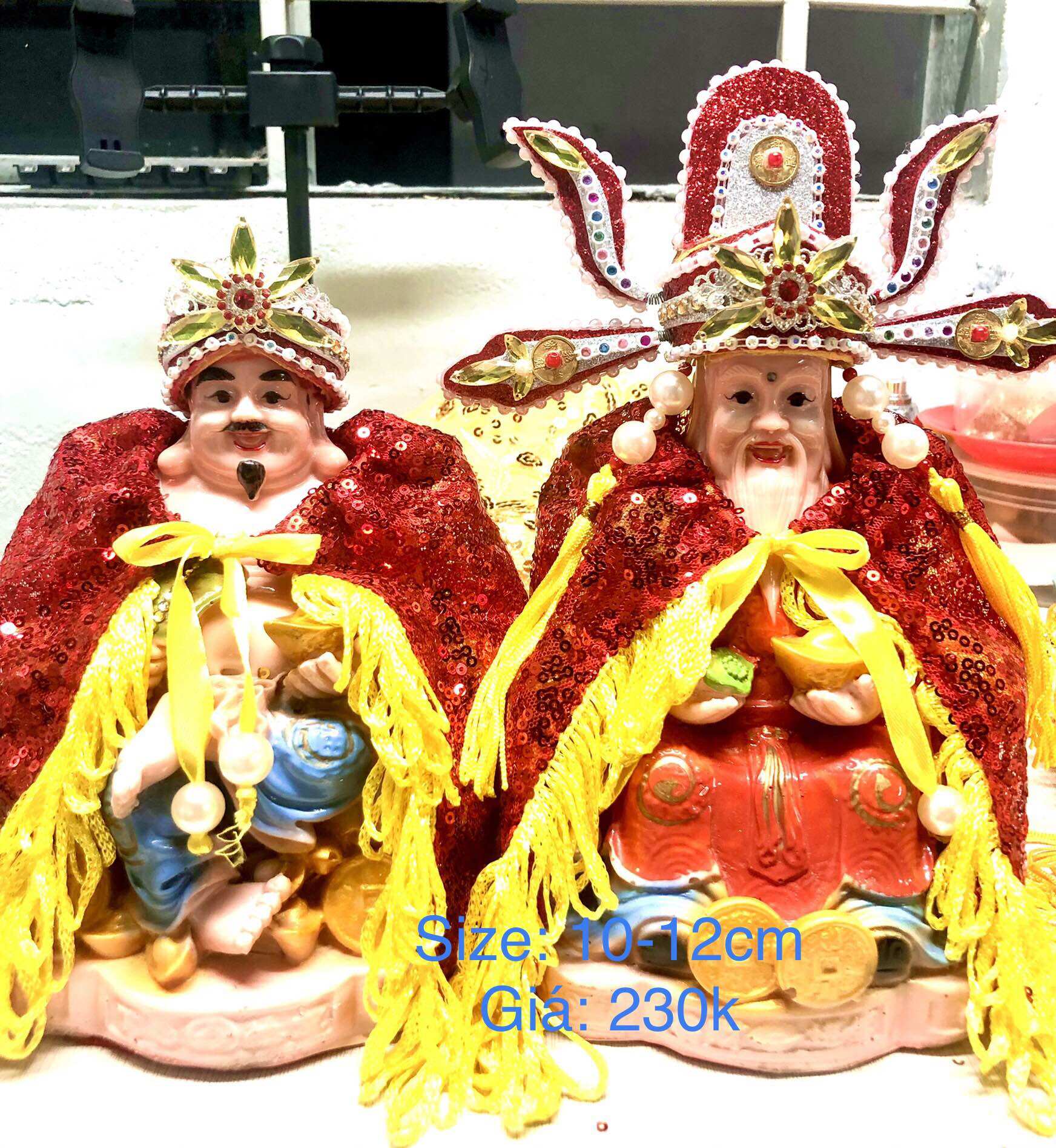 Set of Shirts and Hats of the God of Wealth (Head Circumference 8-10 cm)