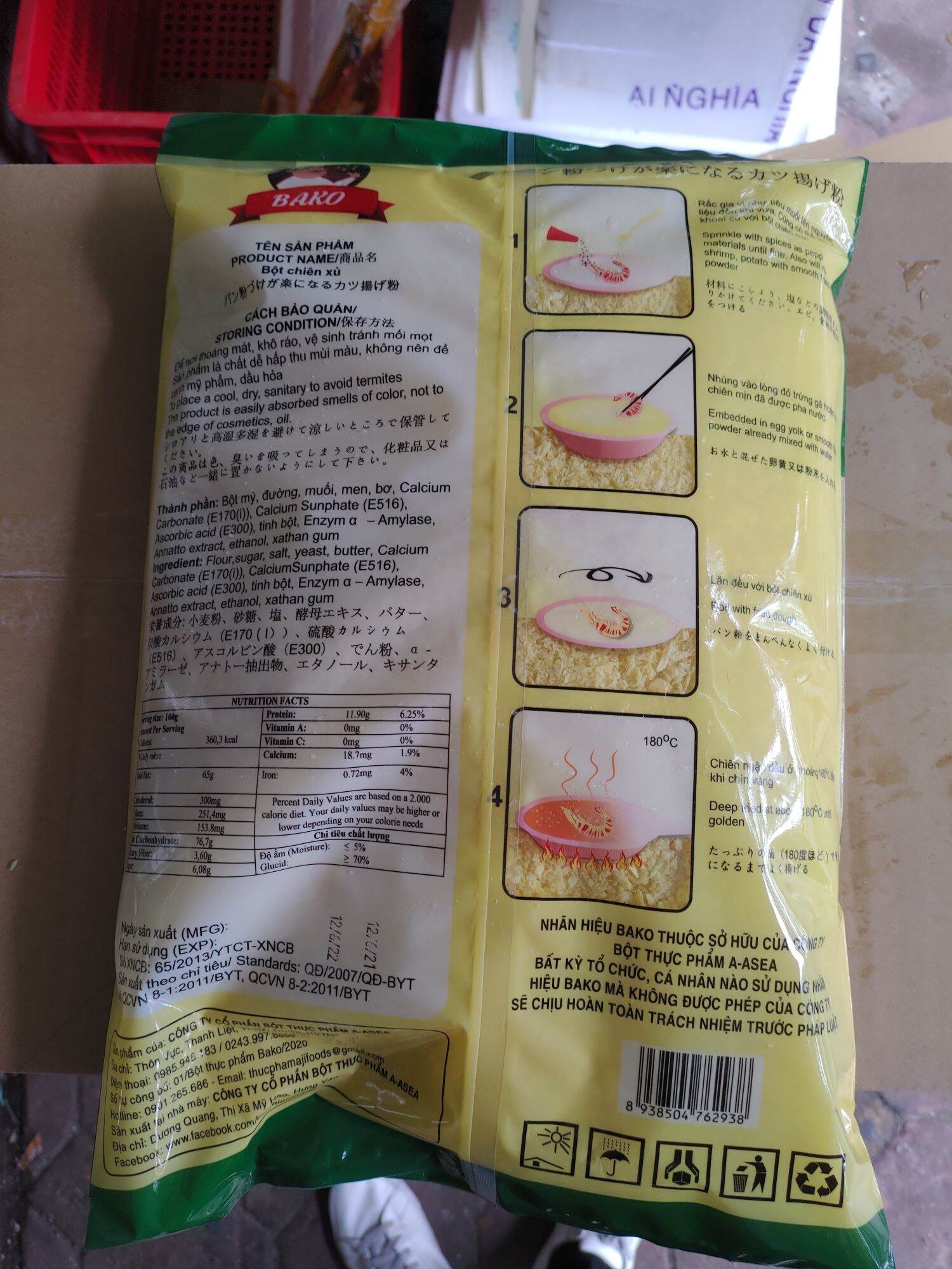 Bột chiên xù gói 1kg