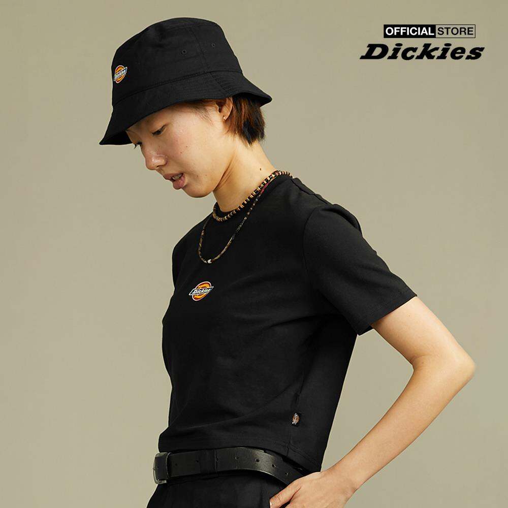 DICKIES - Áo croptop nữ cổ tròn tay ngắn trẻ trung DK012314-BLK