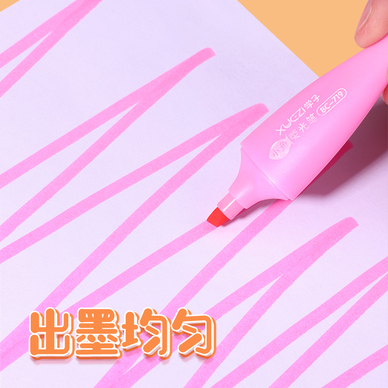 Bút dạ quang Highlight hình con cá (vỉ 6 cây)