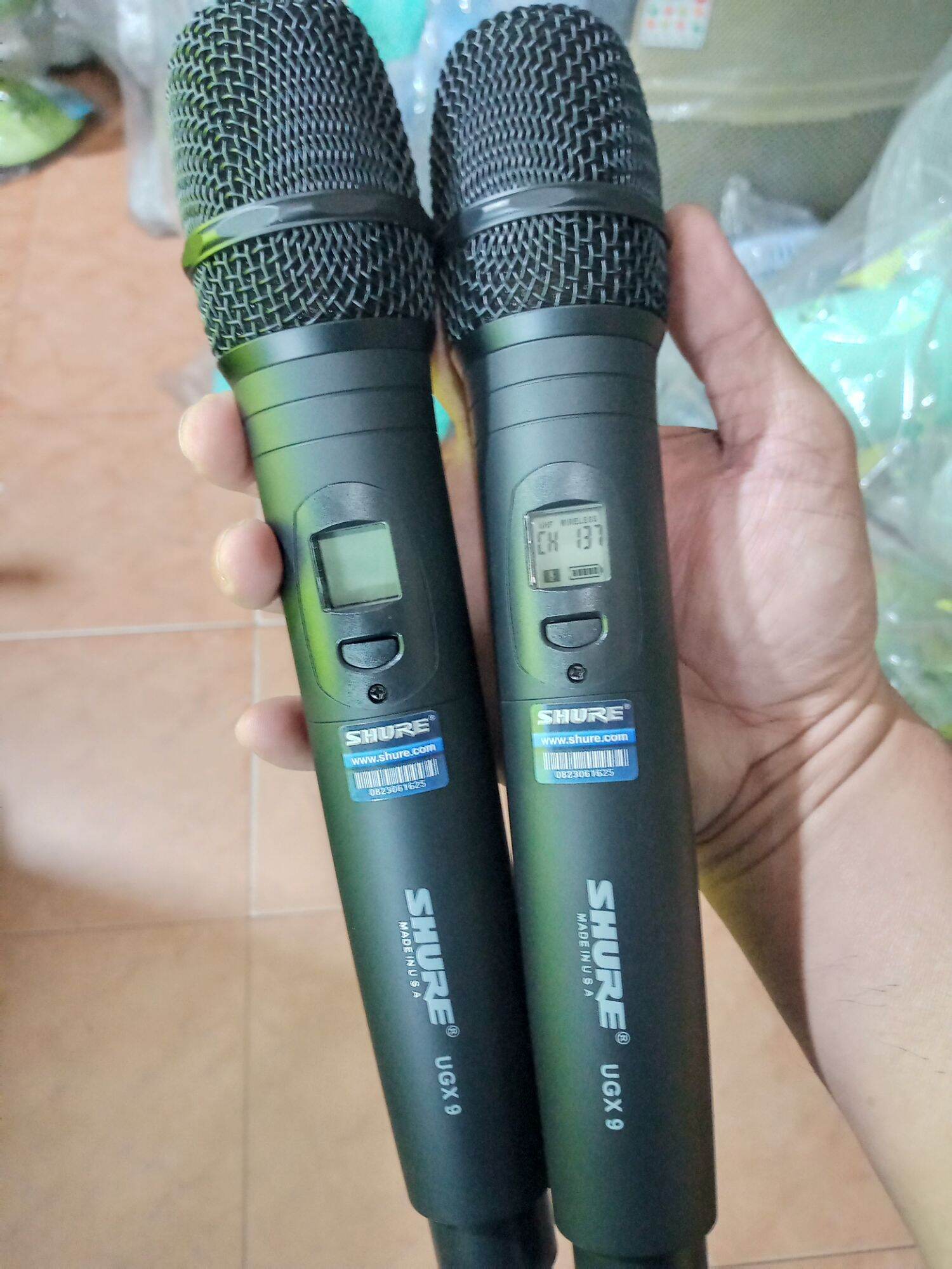 Mic shure ugx 9