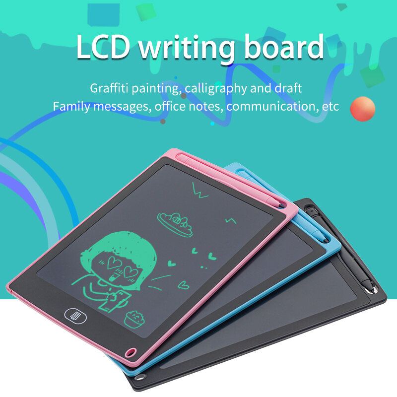 8.5/10/12/inch LCD bằng văn bản máy tính bảng vẽ trẻ em graffiti sketchpad đồ chơi chữ viết tay bảng đen ma thuật vẽ bảng đồ chơi Quà Tặng