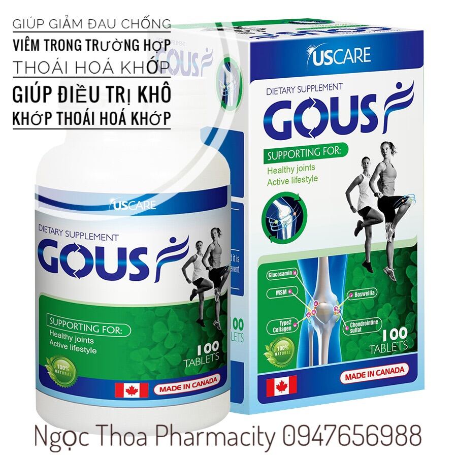 ✅ Viên Xương Khớp Gousf – Phục Hồi Mô Sụn Khớp