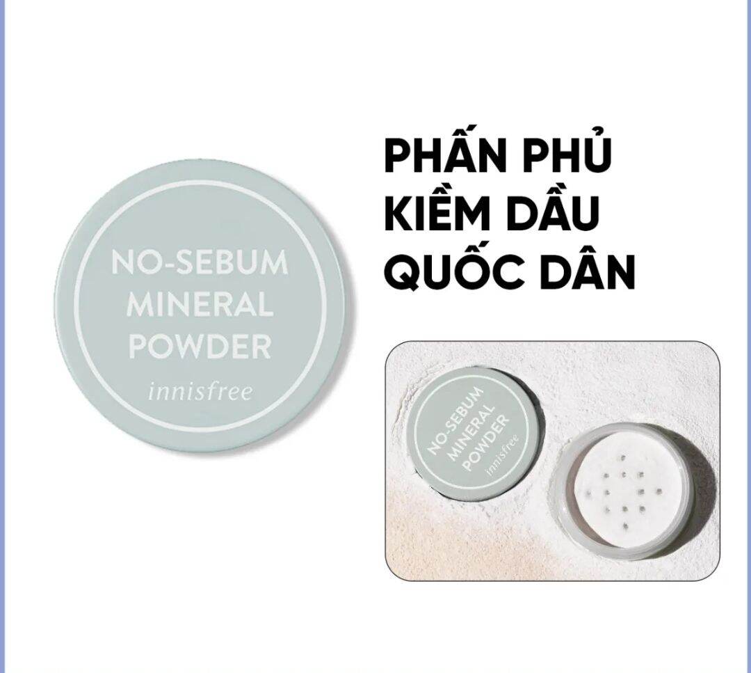 Phấn phủ Innisfree kiềm dầu No Sebum