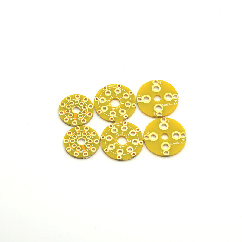 CMC Steel Ceramic Electronic Tube Seat 4 Lớp 8 Lớp 9 Lớp 6V6 6L6 EL34 KT88 Double-Sided Upgrade Boar