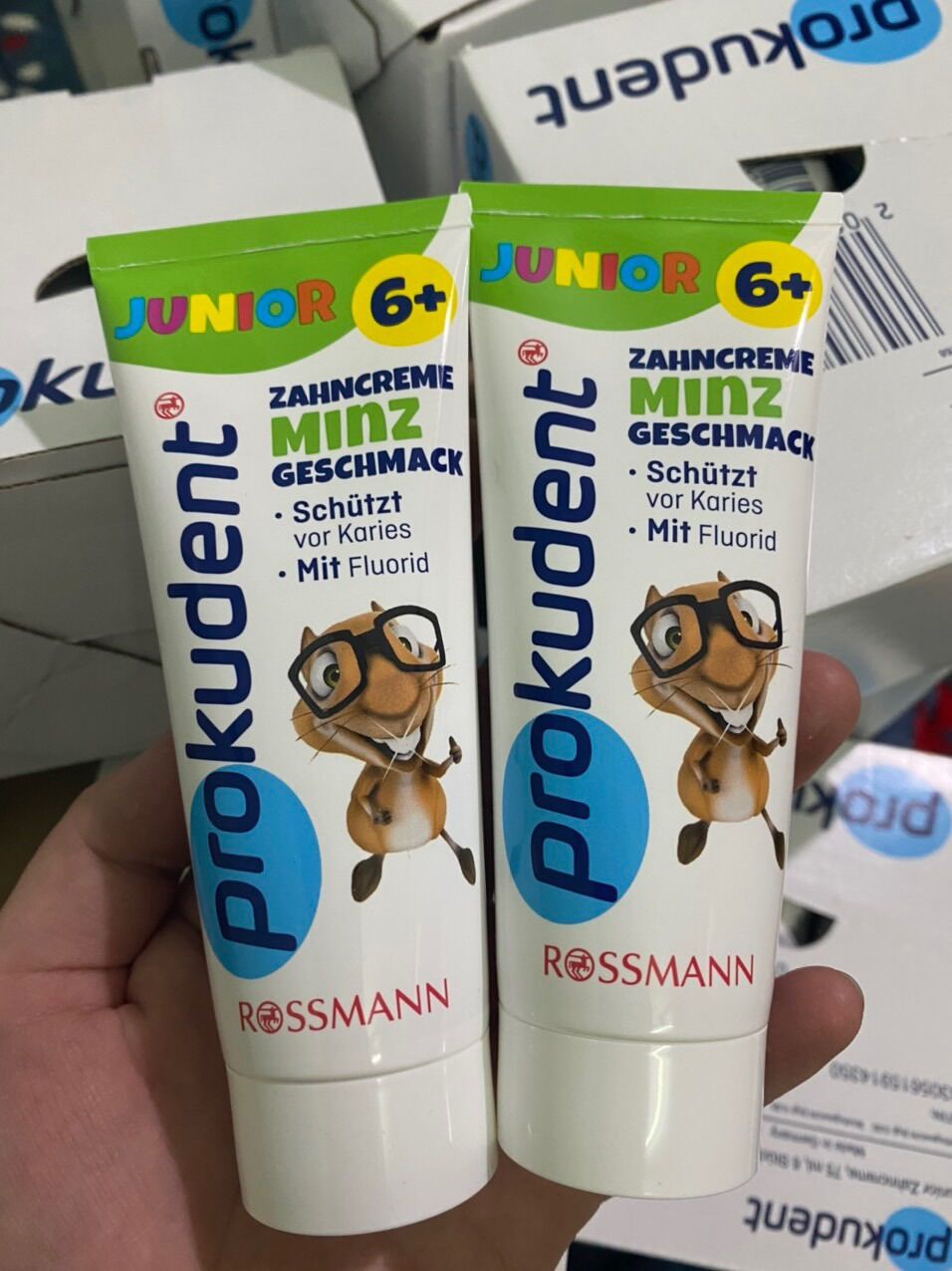 Kem đánh răng prokudent junior cho bé 6 tuổi, 75 ml