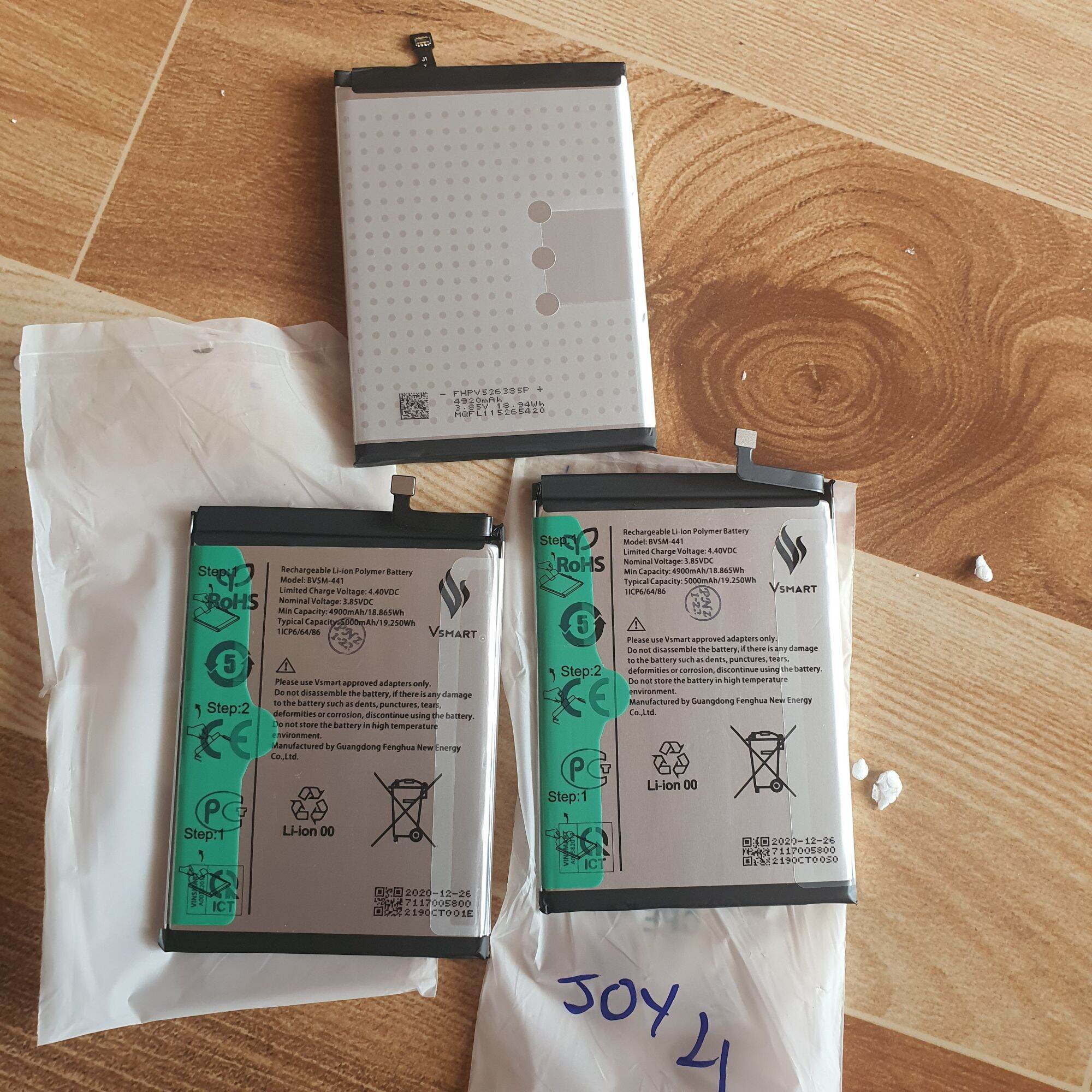 Pin vsmart joy 4 bvsm 441 zin bao test