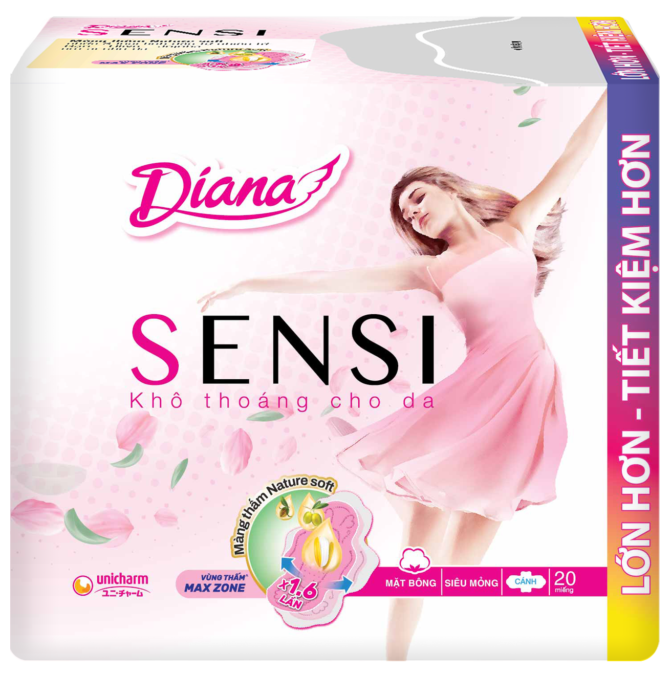 Bvs Diana SENSI siêu mỏng cánh