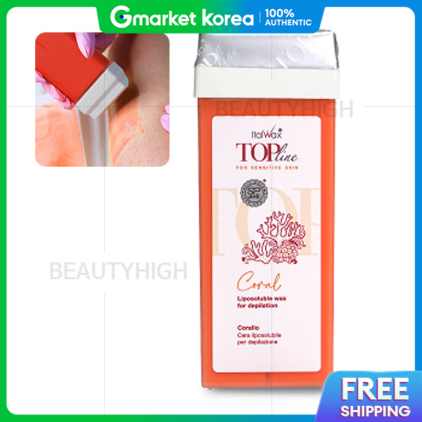Hộp sáp nến Ital Wax Soft Top (màu san hô) 100g nhiệt độ thấp tiện lợi ít gây kích ứng.