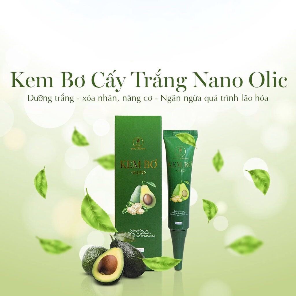 [Hoàn tiền 20%] Kem Bơ OLIC - Kem Cấy Trắng Nano OLIC Kem Dưỡng Trắng Cấp Ẩm Chống Nắng Chống Lão Hóa Da