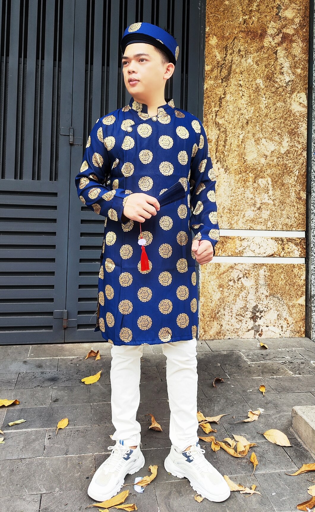 Ao dai gam thai tuan