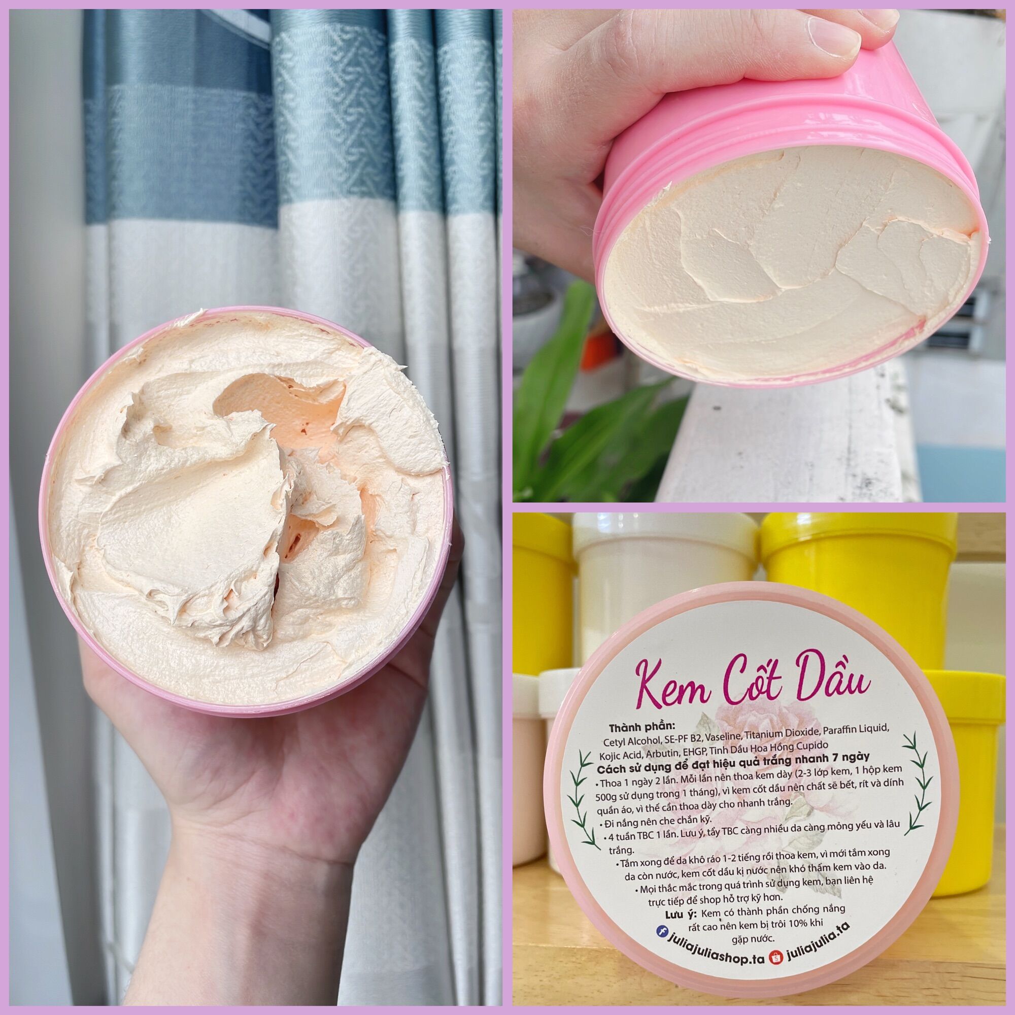 Mẫu test (100gr) KEM BODY CỐT DẦU [ĐẶC] [SỆT] [PHÔ MAI]