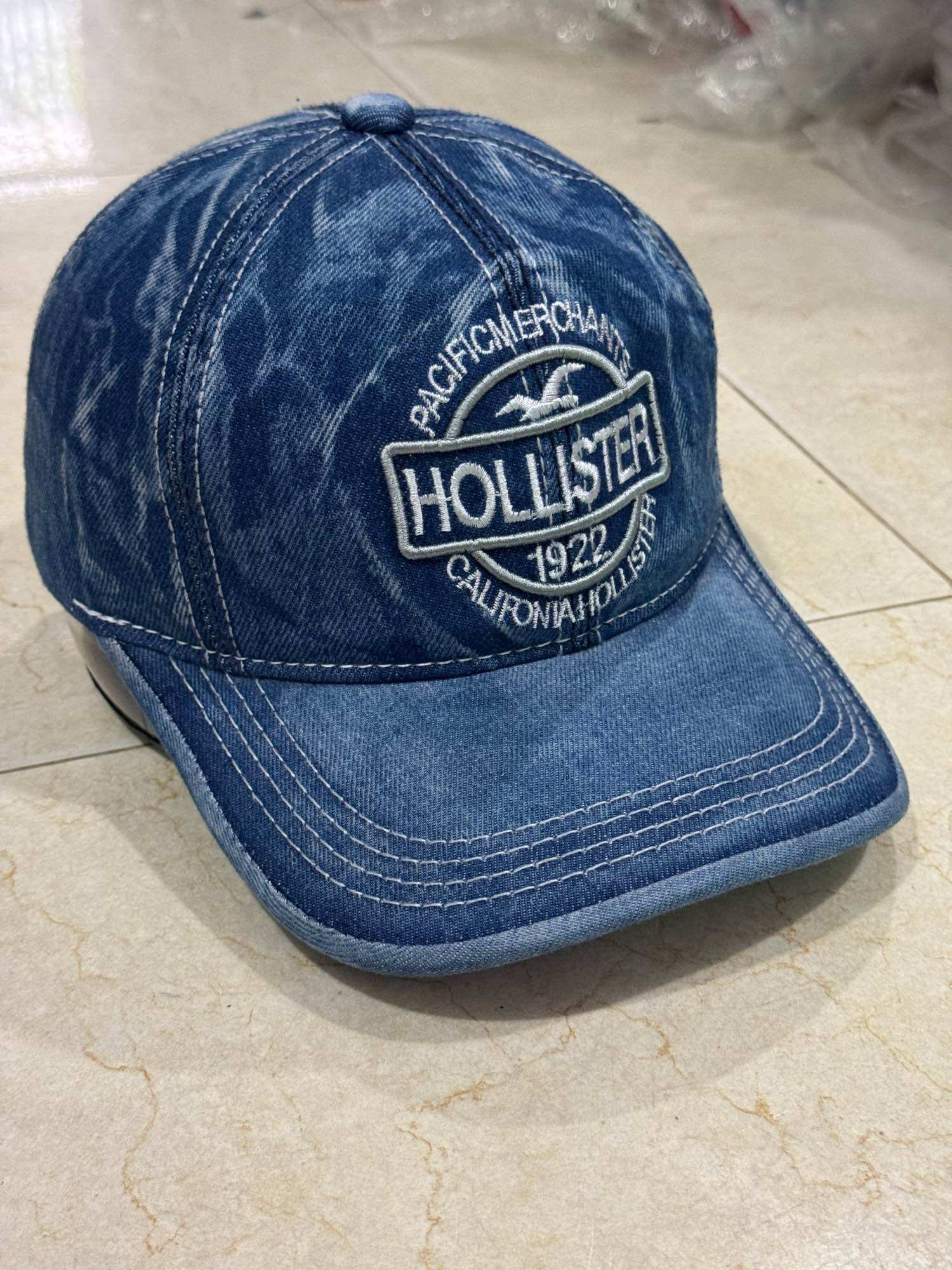 [HCM]Nón kết Rin đen thêu holiter thời trang