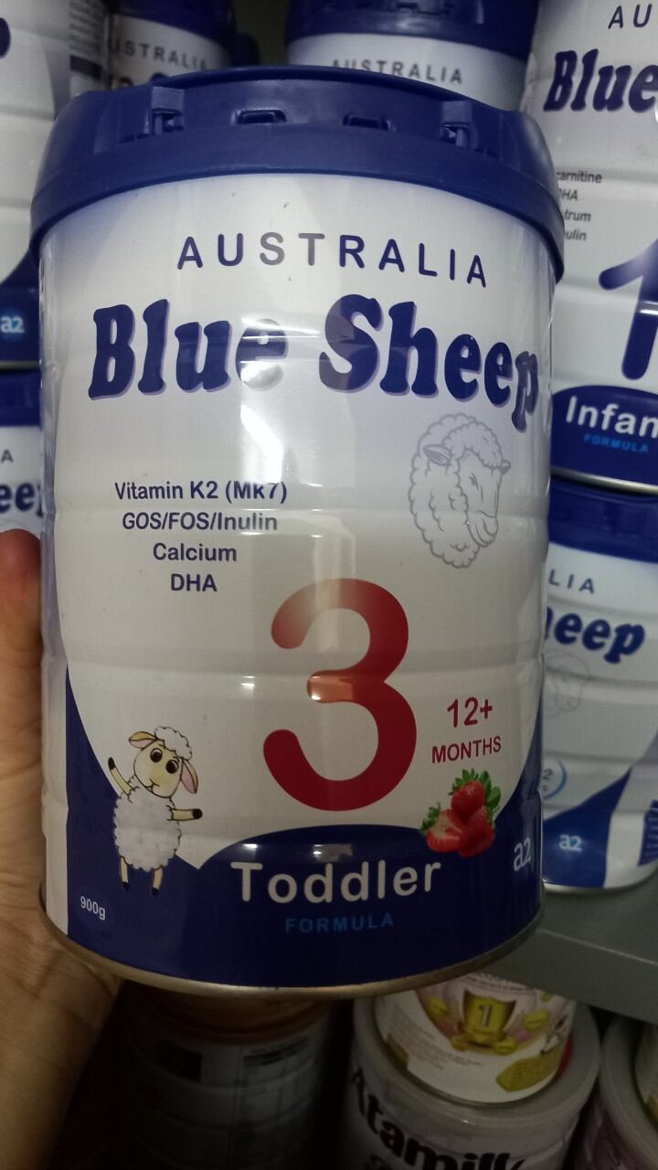Sữa tăng trưởng cho trẻ từ 1 tuổi blue sheep của miwi australia 900g, thanh lý hết date 2,3/2024