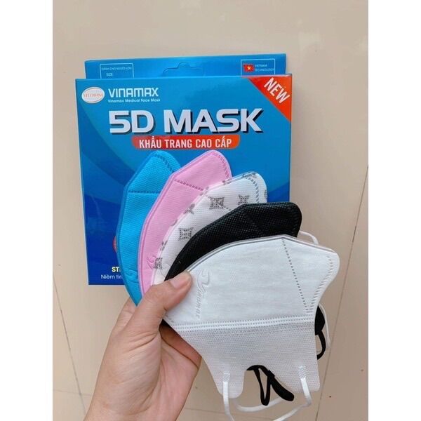 Sỉ 10 hộp khẩu trang 5d Vina mask