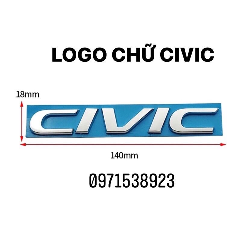 Logo chữ civic cao cấp giá rẻ