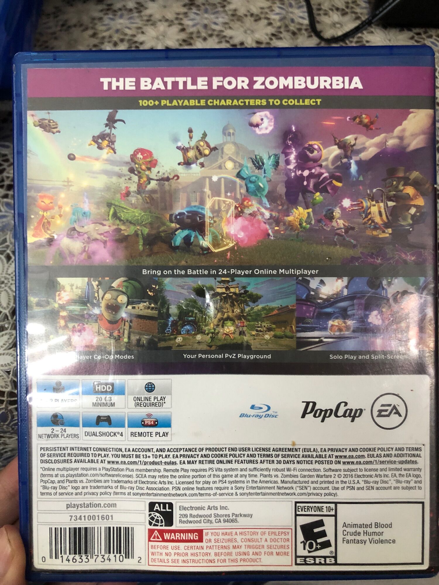 Đĩa game PS4/PS5: PLANTS VS ZOMBIES GW2 (2HAND)