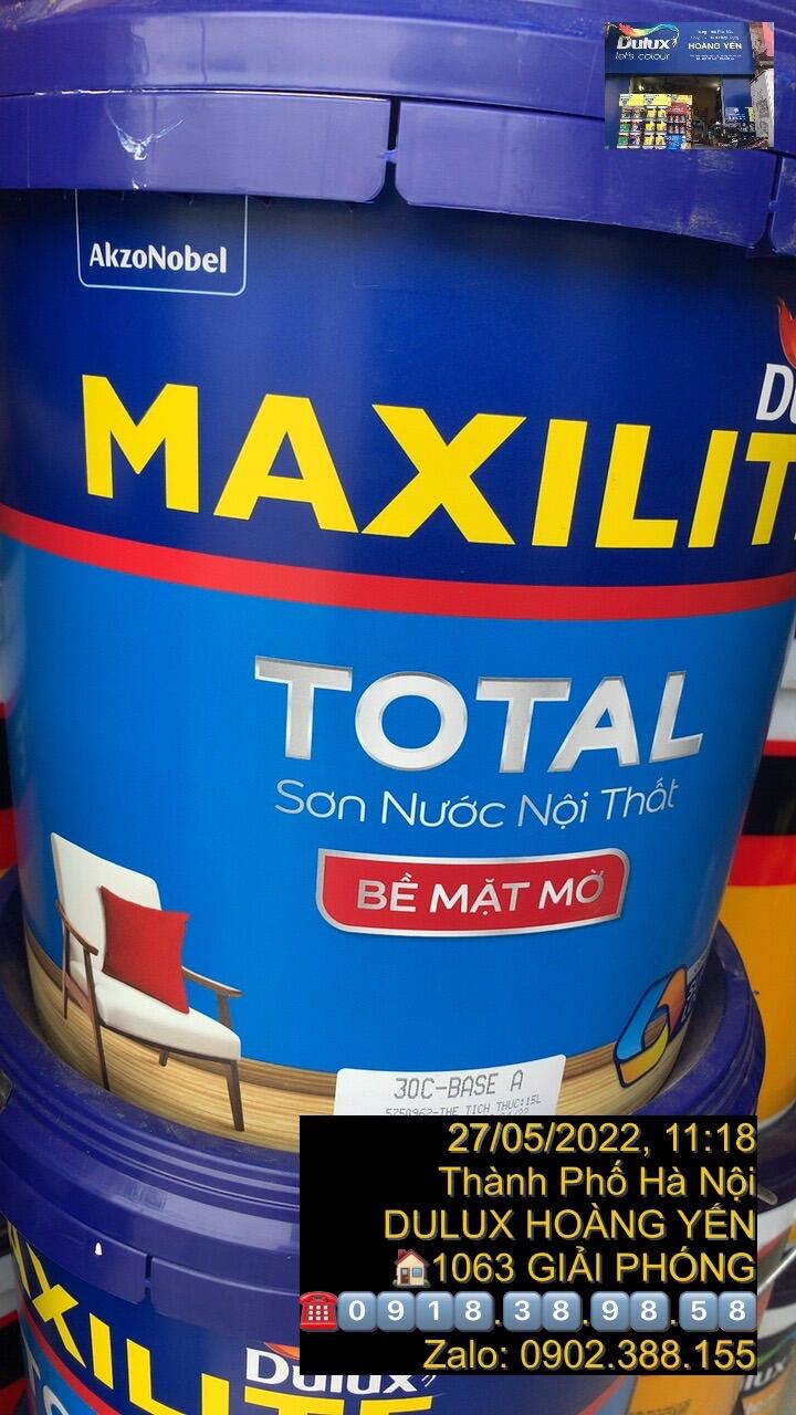 30C-5 LÍT  - Sơn nước nội thất Maxilite Total