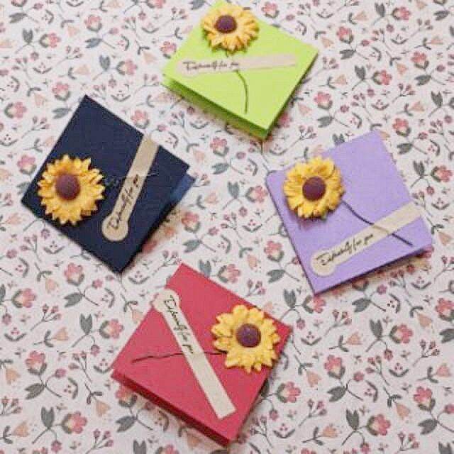 Sỉ 30 thiệp hoa hướng dương handmade Especial for you #linhtinhxoeng