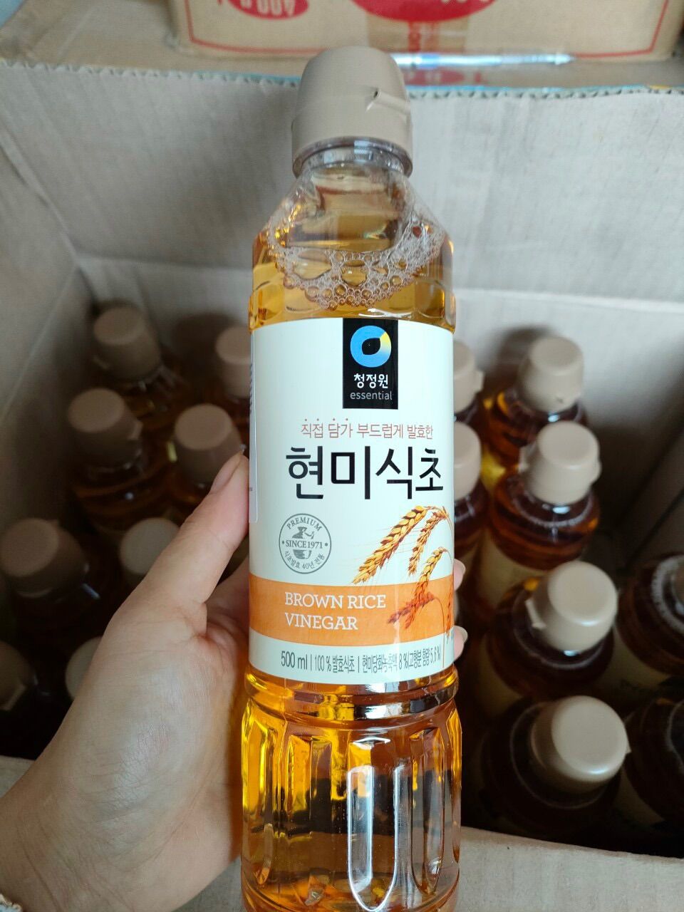 [500ml] GIẤM GẠO LỨC [Korea] MIWON Brown rice Vinegar