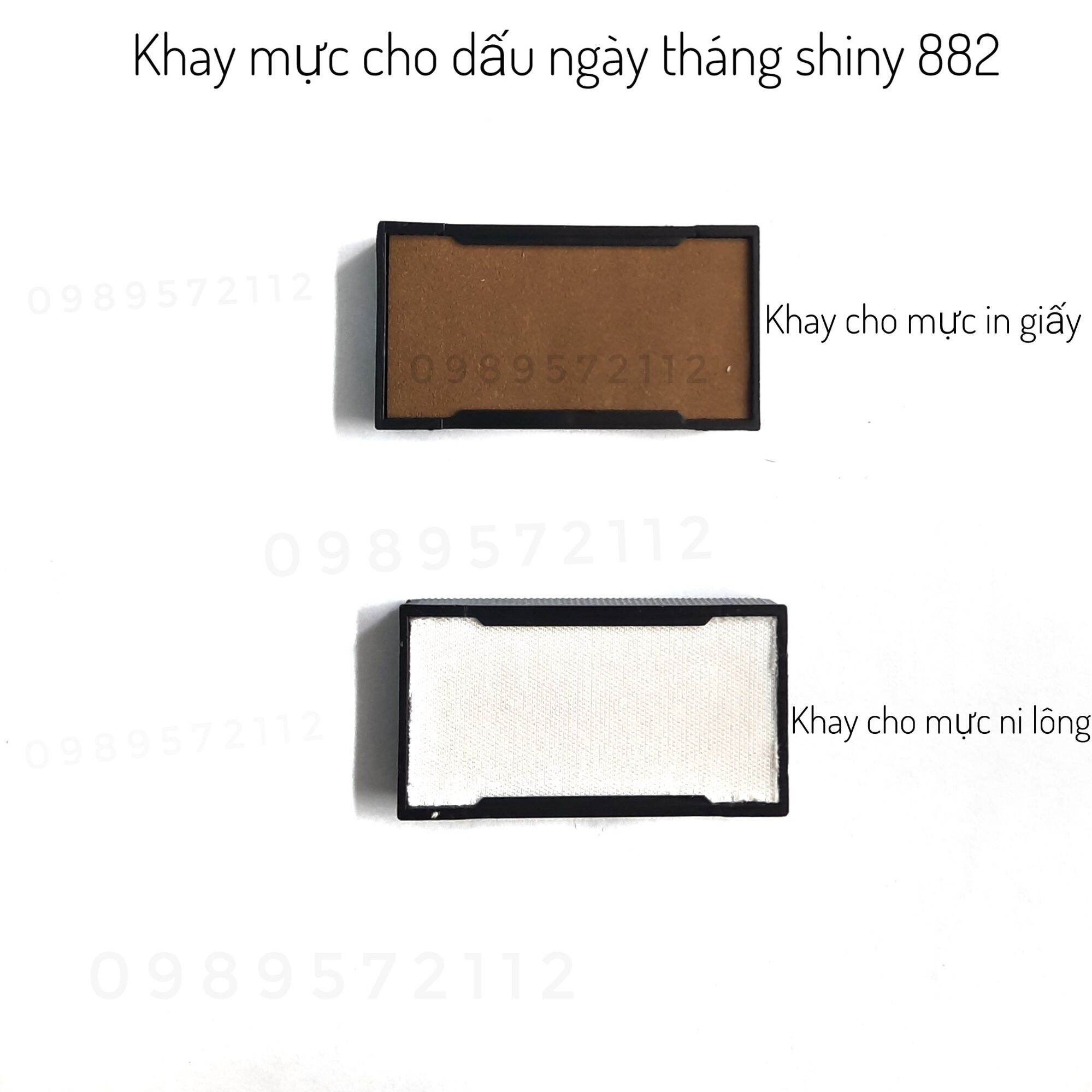 Khay mực,tampon cho dấu ngày tháng 882,883 shiny.
