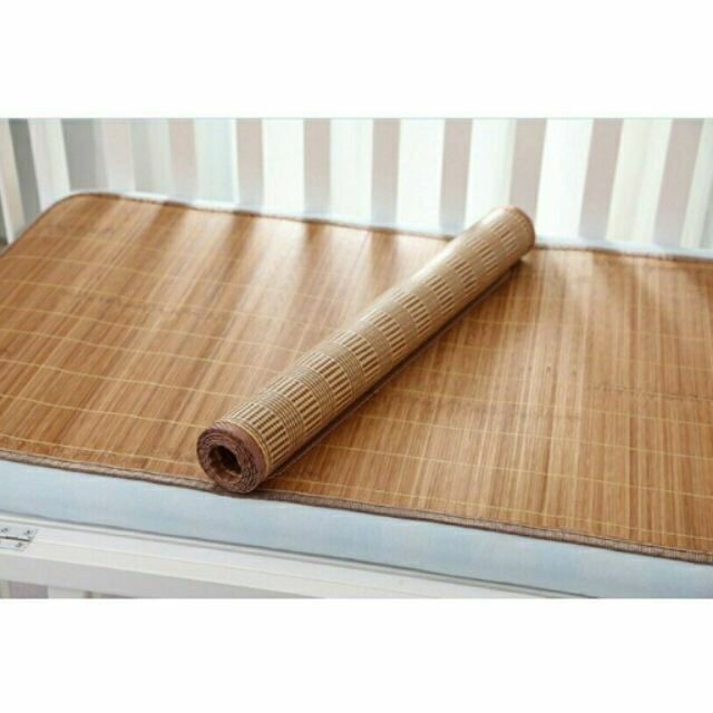 Chiếu tăm sợi tre nguyên chất - Bamboo cho em bé 60x120cm