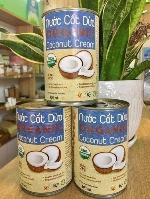 Nước cốt dừa Organic 400ml
