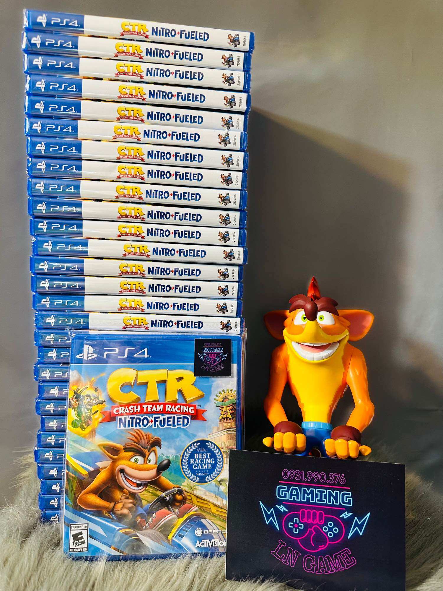 Đĩa Game PS4 : Crash Team Racing Nitro Fueled (new)
