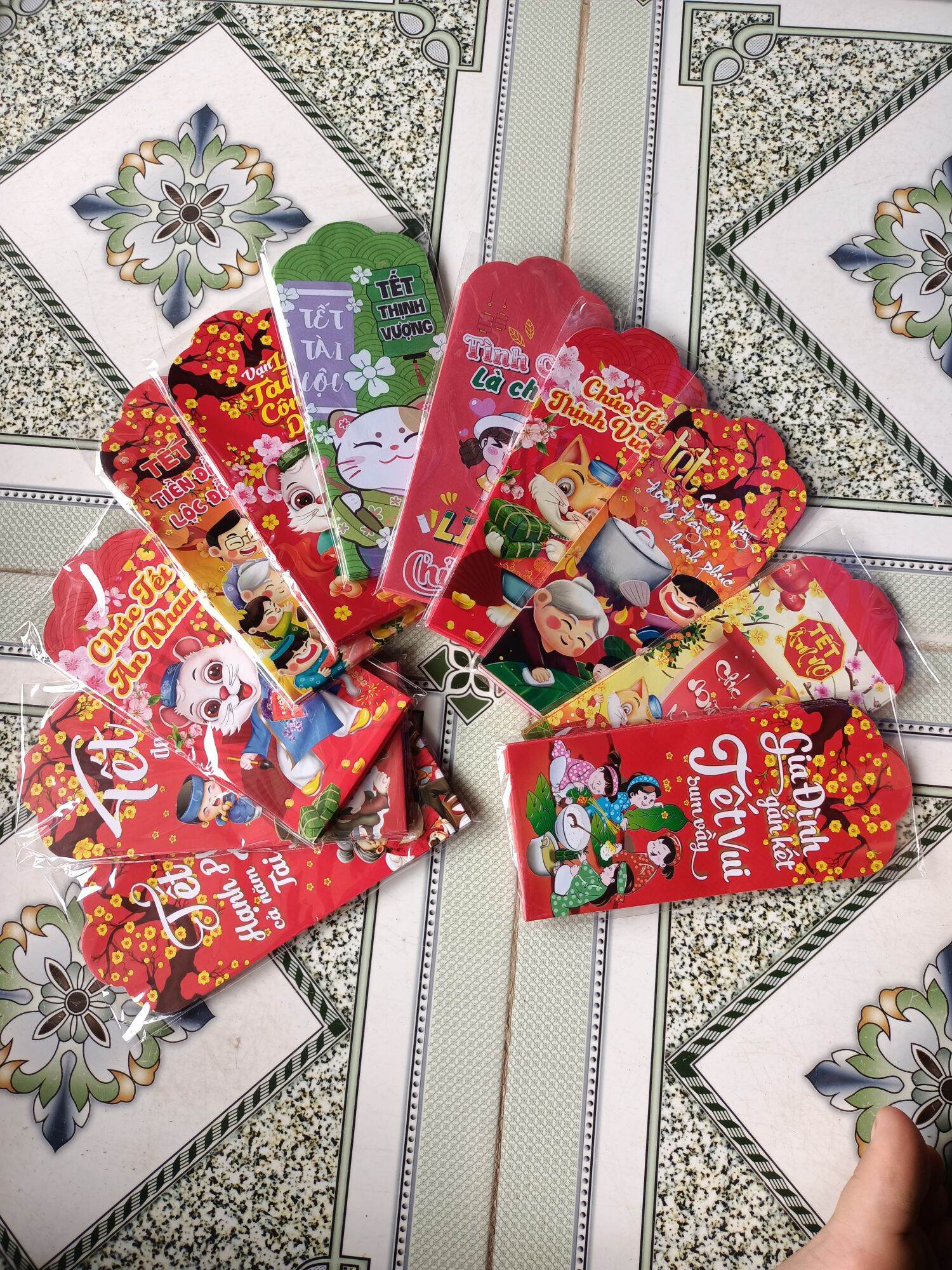 combo 10 bao lì xì tết