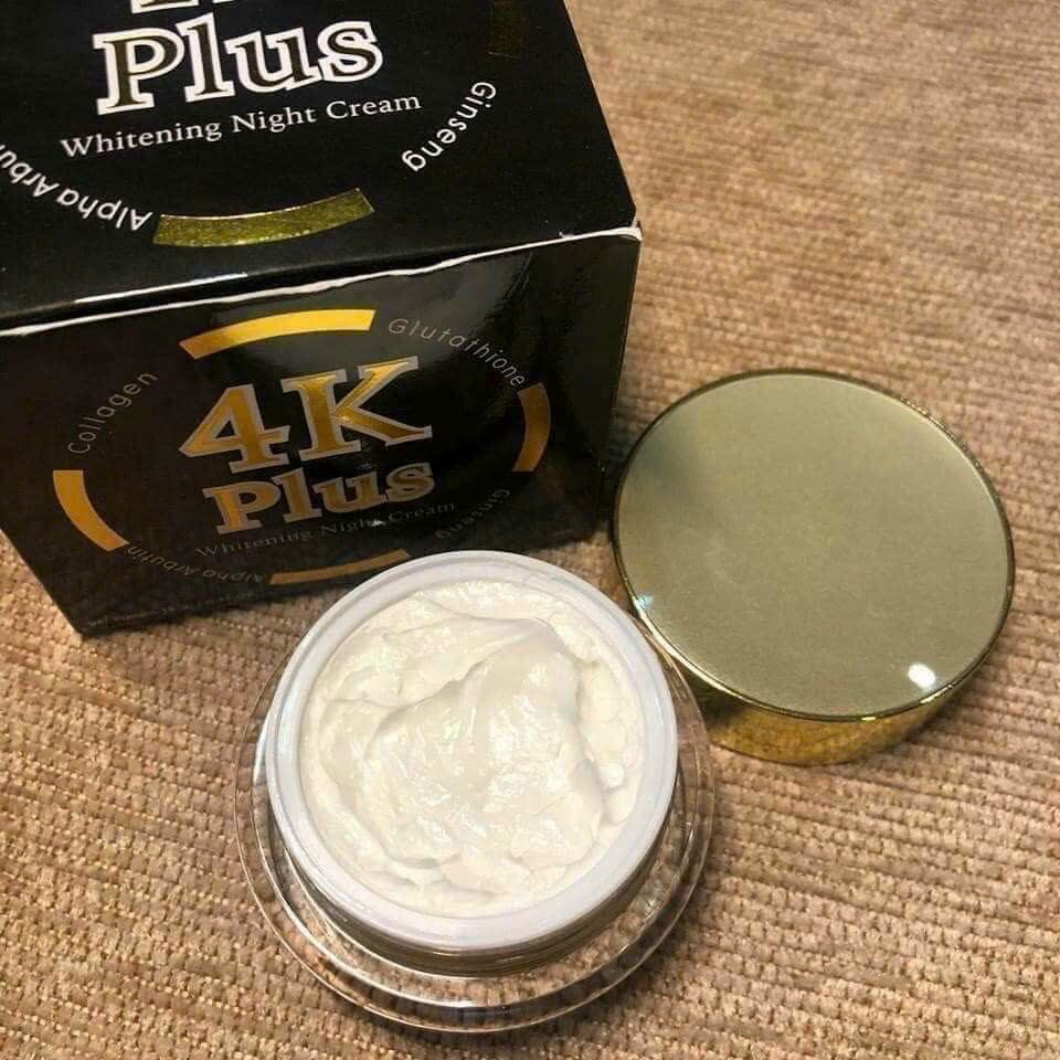 Kem 4K Plus Whitening Night Cream Dưỡng Trắng Da
