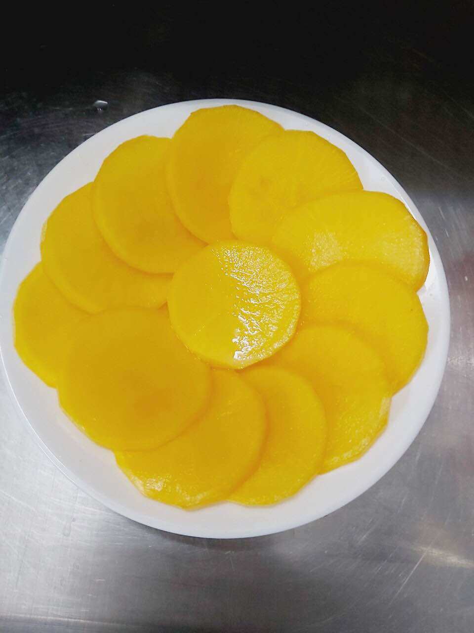 Củ cải muối vàng cắt lát(bịch 500gr cái)