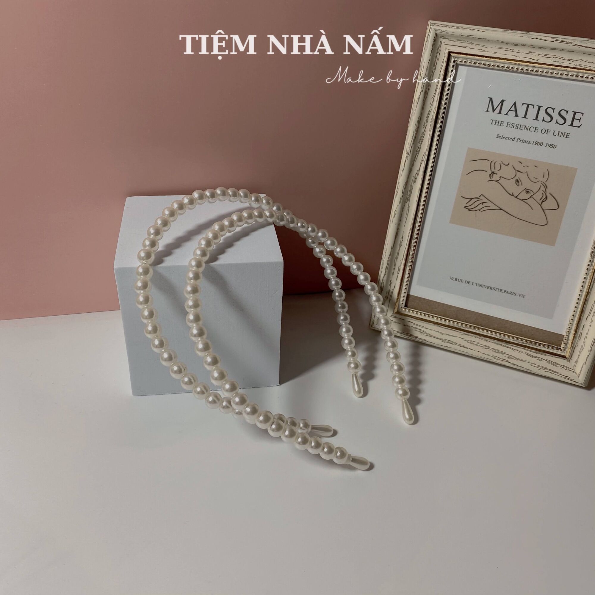 [HCM]?? CÀI TÓC NGỌC TRAI NHỎ PHONG CÁCH HÀN QUỐC - [ Nhà Nấm handmade ]