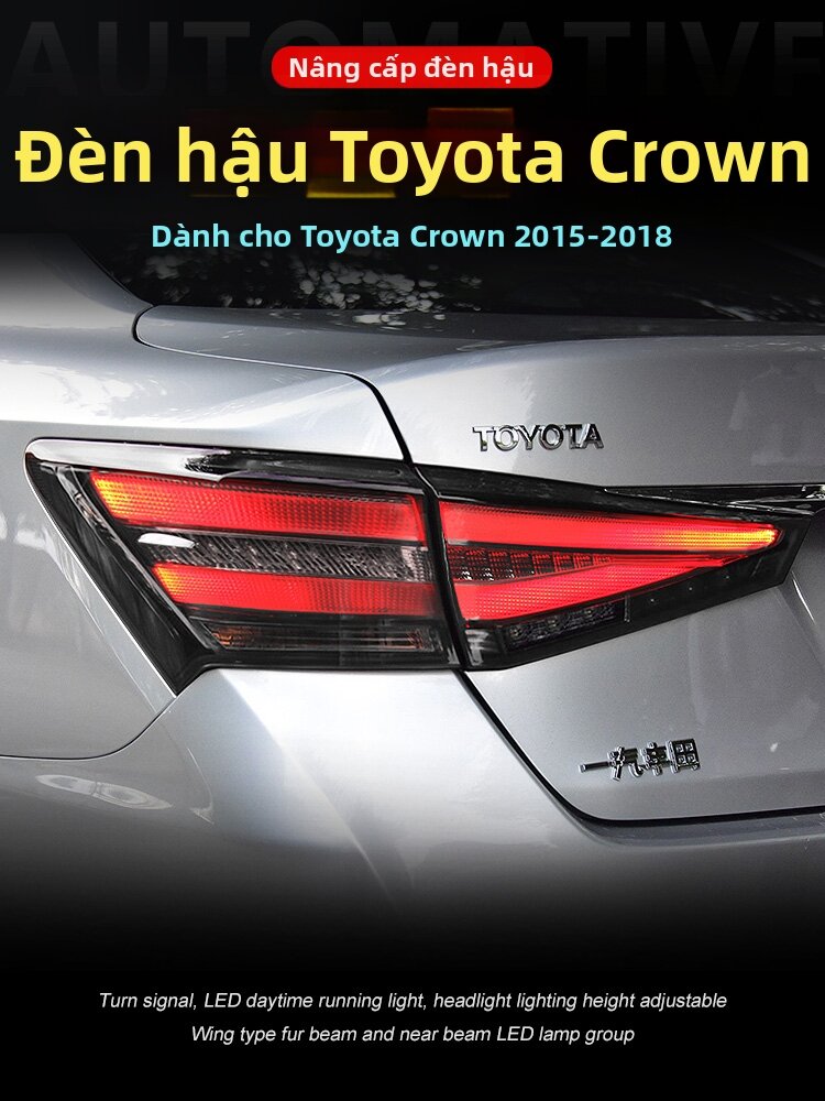 Toyota Crown 14th Gen 2015-2018 Model Taillight Assembly Modification LED Lights Giá 8,920,000 Đồng*Miễn phí vận chuyển