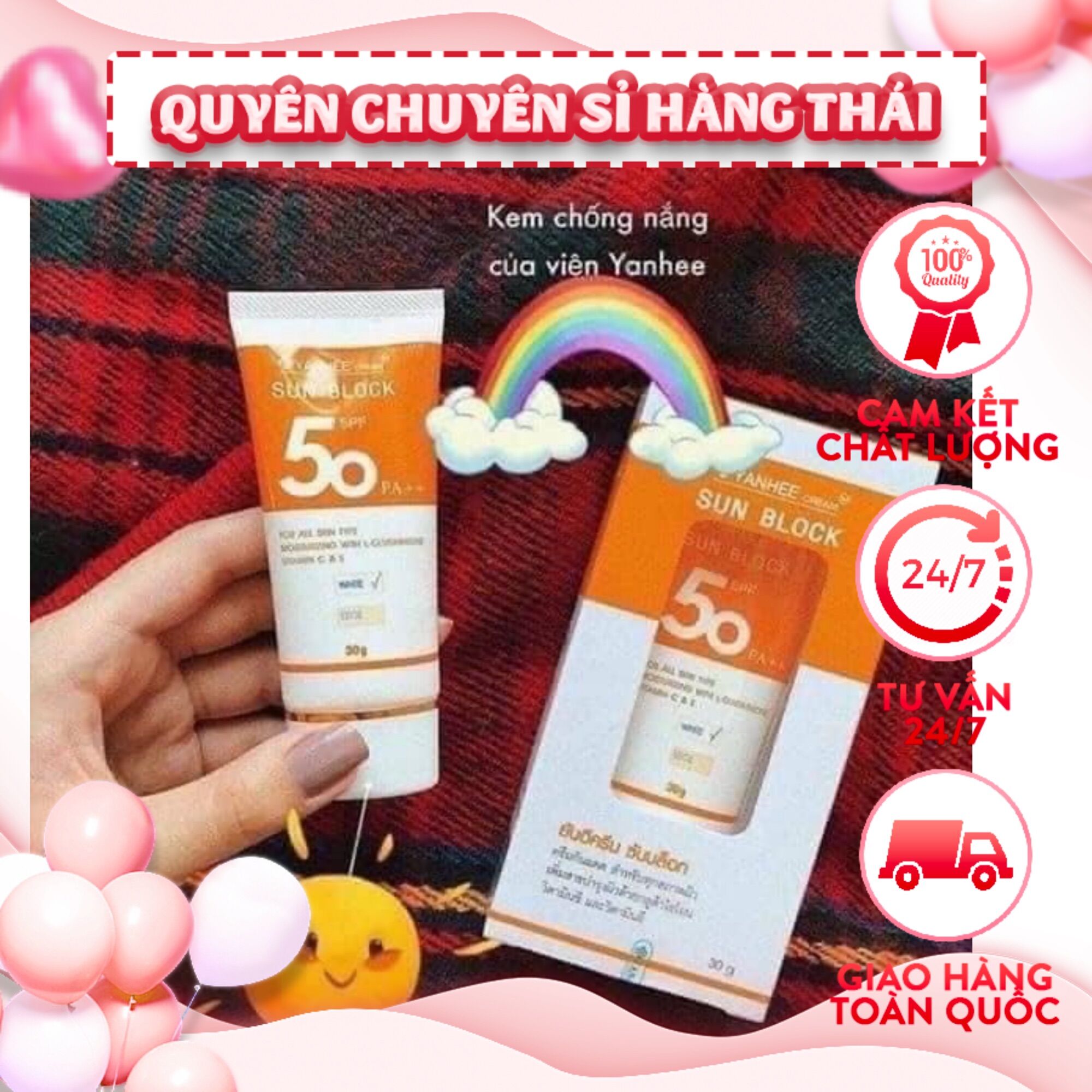 Kem chống nắng yanhee sun block thái lan