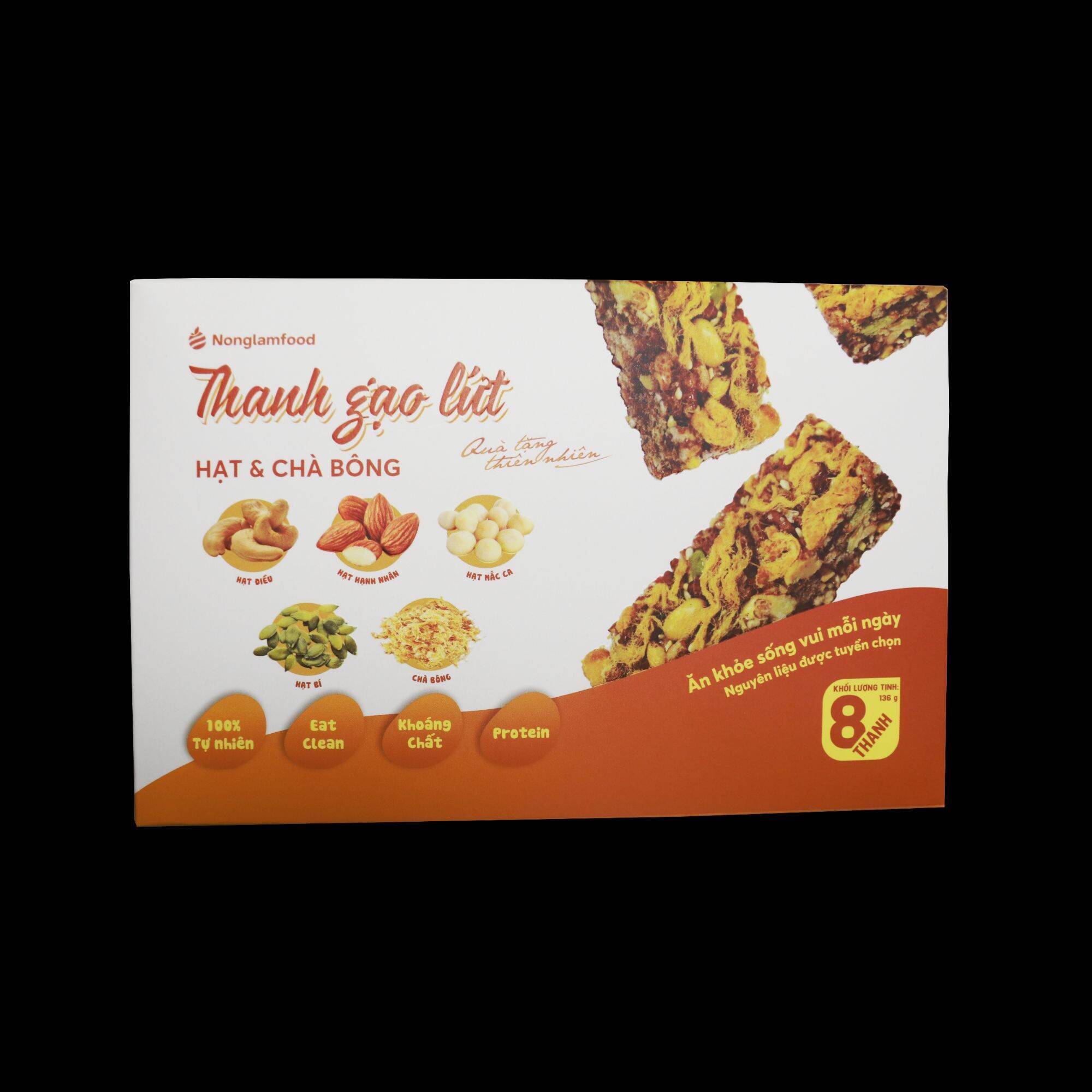 HỘP THANH GẠO LỨT HẠT & CHÀ BÔNG