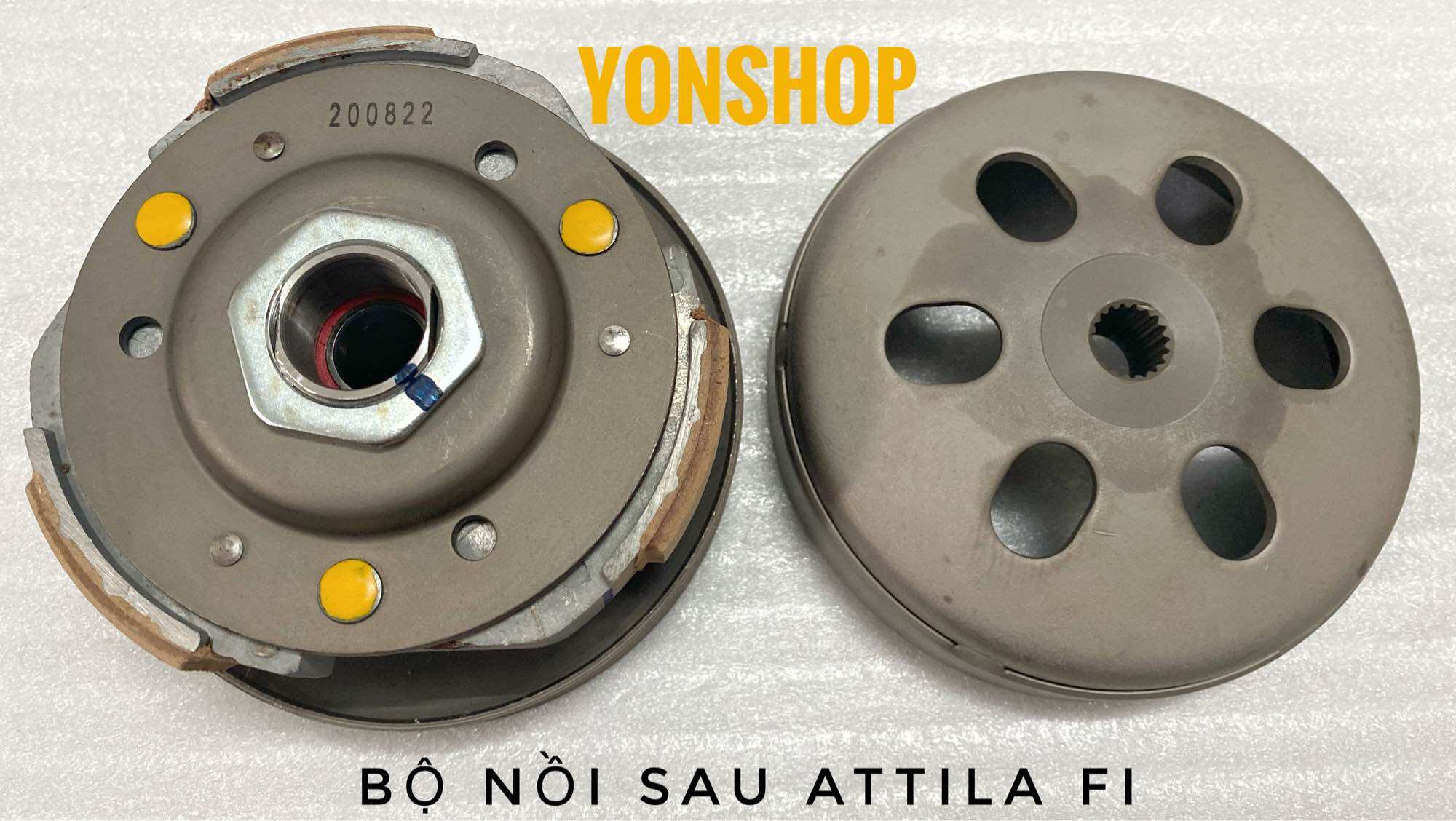 Bộ nồi sau xe attila fi, elizabeth, vittoria, vua, adb hàng cao cấp loại 1