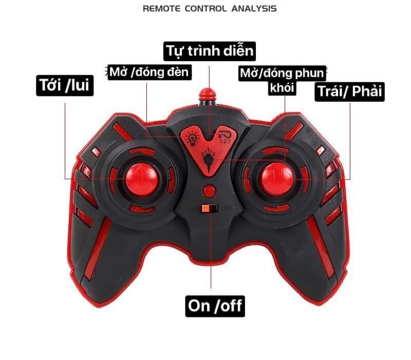 Xe Drift tốc độ có đèn led body và chế độ phun khói