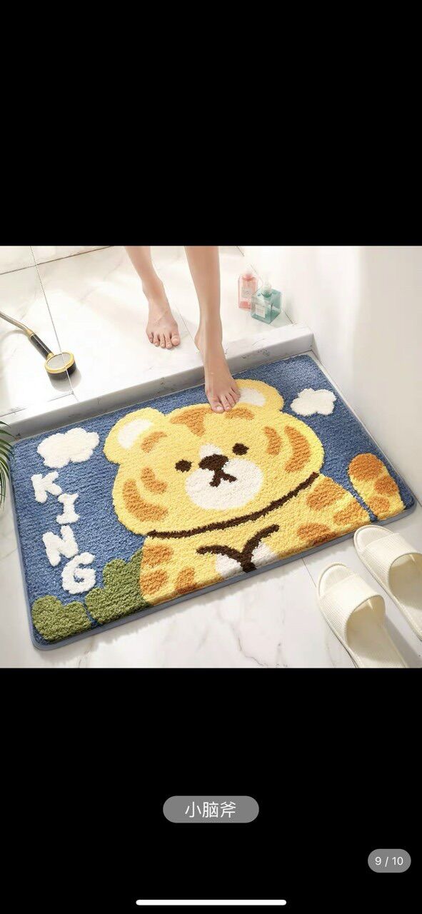 Thảm lông cừu , thảm lau chân, thảm nhà tắm 3D