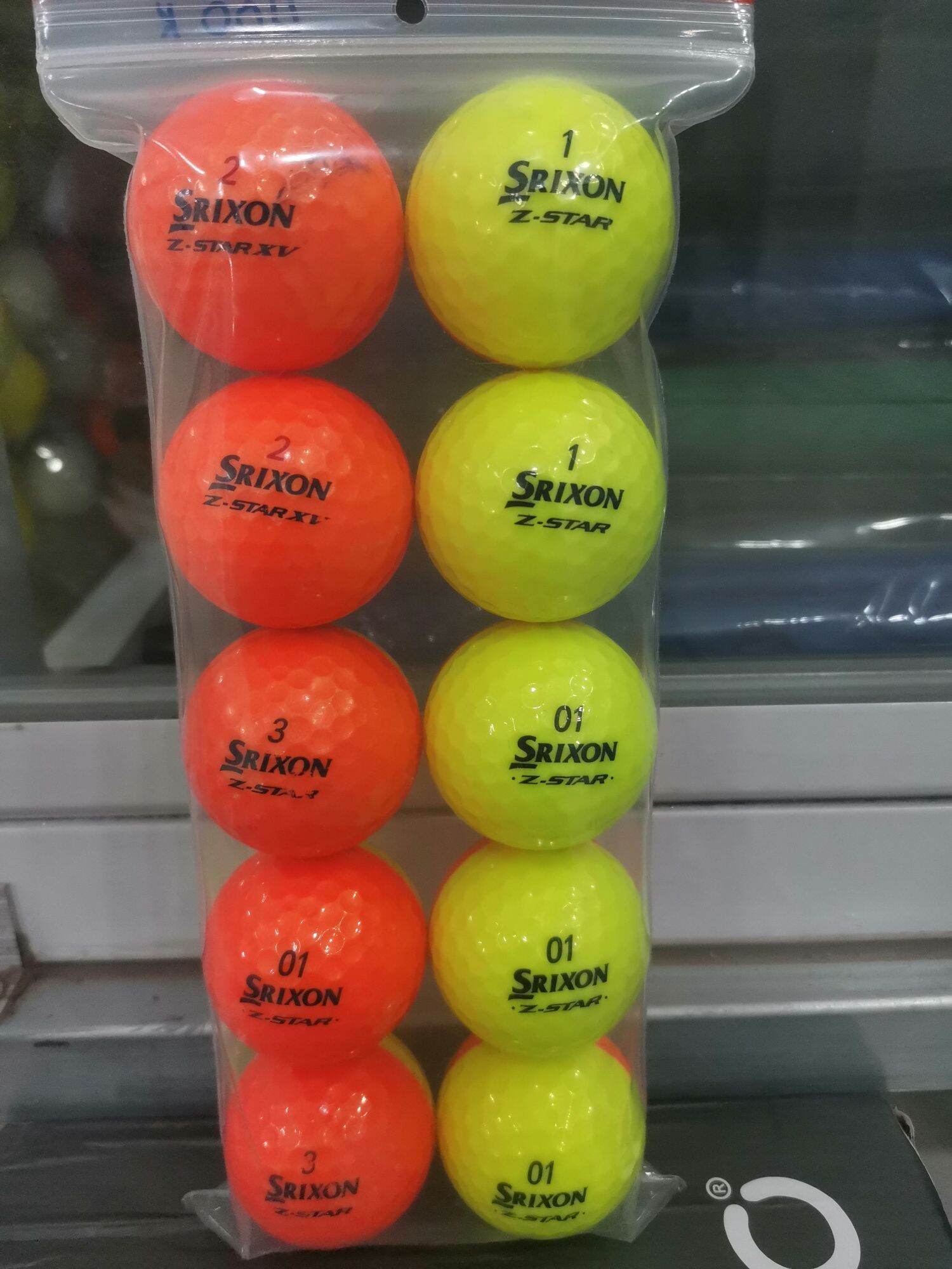 Bóng Golf Srixon 2 Màu 10 Bóng Mới 98%