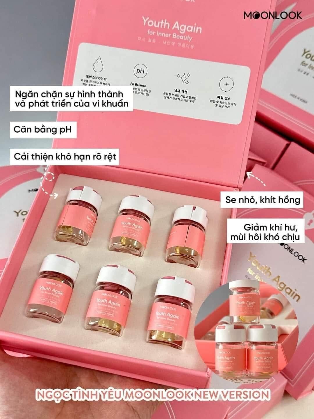 Viên đặt se khít MOONLOOK giúp giảm viêm nhiễm