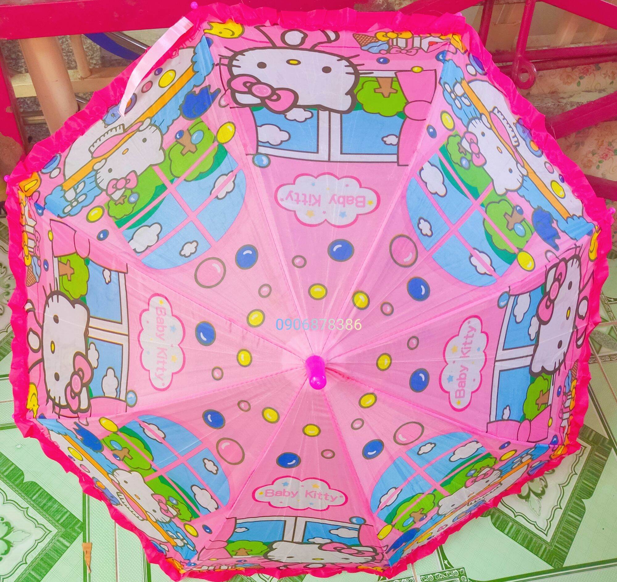 Ô dù cho bé gái hoạt hình Hello Kitty