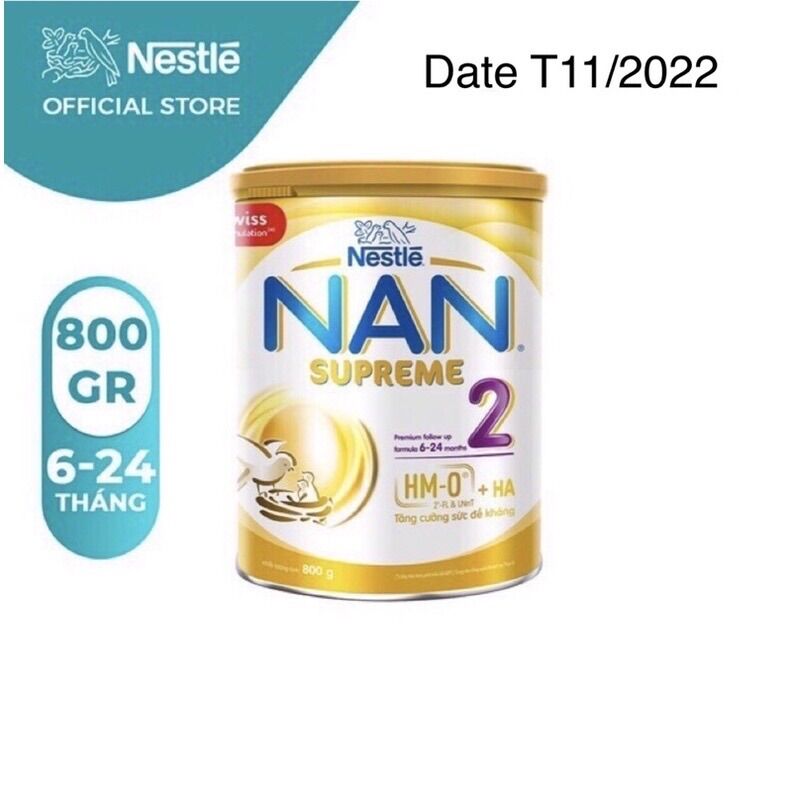 Sữa bột nestle nan supreme 2 - hộp 800g